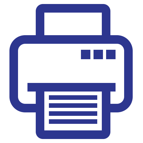 Desktop printer icon